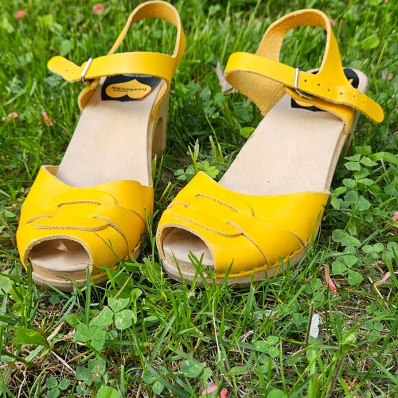 Swedish Hasbeens, Women's Clog Sandal, gently used - sz 39 - $150 - Picture 8 of 12
